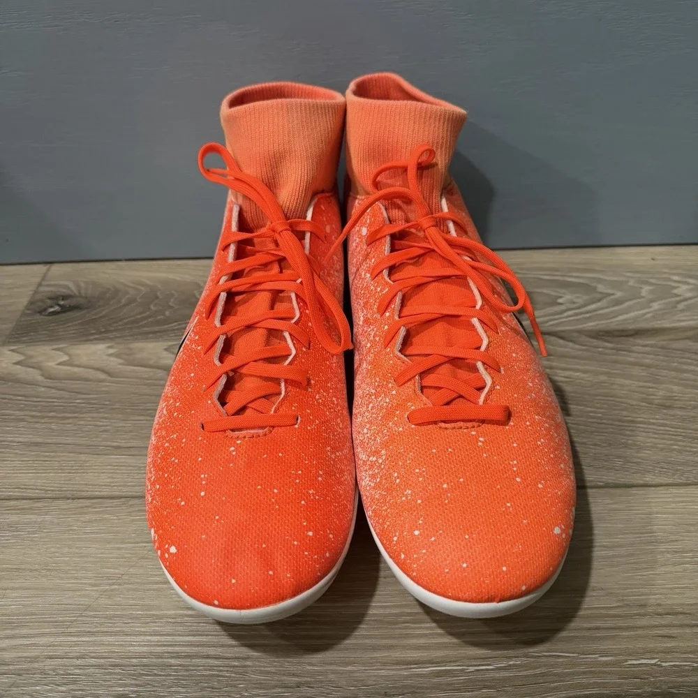 Nike Mercurial Superfly 6 Elite FG Soccer Cleats Orange White AH7365-801 Mens 13